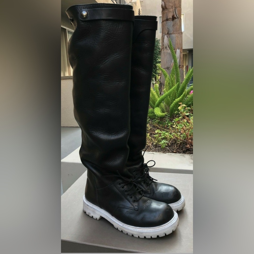 Rick Owens moody cop elephant Boots